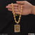 1 Gram Gold Plated Goga Maharaj Excellent Design Chain Pendant Combo (CP-B390-A979)