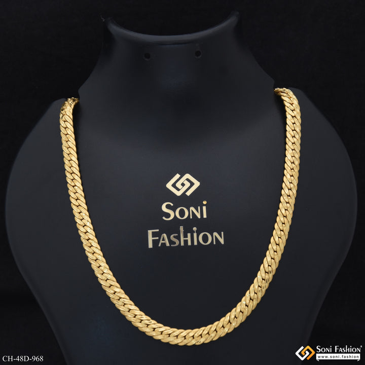 Tennampoo Design Chain 1 Gram Gold Plated Hand-Crafted Design Chain for Men - Style D968 ...