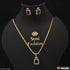1 Gram Gold Plated Hand-Finished Design Necklace Set for Lady - Style A562