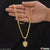 1 Gram Gold Plated Om Hand-Crafted Design Chain Pendant Combo for Men (CP-C553-B740)