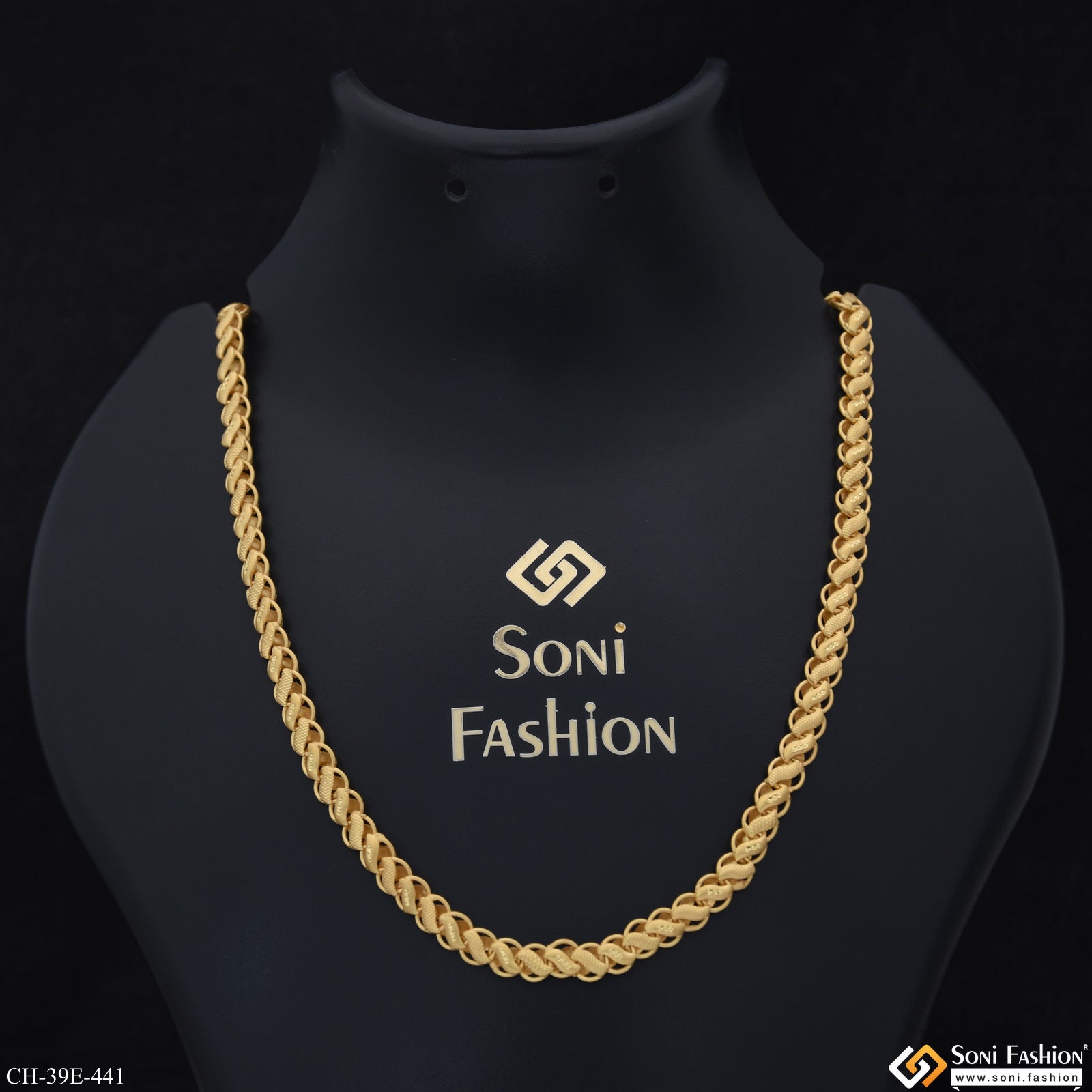 1 Gram Gold Forming Kohli Reversible Chain for Men - Style E441 | Soni ...