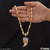 1 Gram Gold Plated Lion Nail Best Quality Chain Pendant Combo for Men (CP-C618-B772)