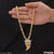 1 Gram Gold Plated Lion Nail Funky Design Chain Pendant Combo for Men (CP-C681-B770)