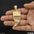 1 Gram Gold Plated Lion Nail Prominent Design Pendant for Men - Style B783