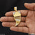 1 Gram Gold Plated Lion Nail with Diamond Funky Design Pendant for Men - Style B786