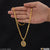 1 Gram Gold Plated Maa Amazing Design Chain Pendant Combo for Men (CP-C582-B536)