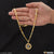 1 Gram Gold Plated Maa Awesome Design Chain Pendant Combo for Men (CP-C816-B385)