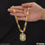 1 Gram Gold Plated Maa Delicate Design Chain Pendant Combo for Men (CP-C134-B416)