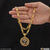1 Gram Gold Plated Om Amazing Design Chain Pendant Combo for Men (CP-B393-B408)
