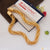 1 Gram Gold Plated Rassa Finely Detailed Design Chain for Men - Style D128