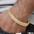1 Gram Gold Plated Snake Design Latest Design Bracelet for Men - Style C981