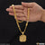 1 Gram Gold Plated Sun Amazing Design Chain Pendant Combo for Men (CP-C677-B565)