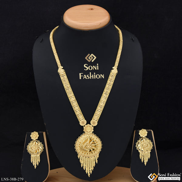 1 Gram Gold Plated Superior Quality Necklace Set for Women - Style B279