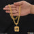 1 Gram Gold Plated Thunder Awesome Design Chain Pendant Combo for Men (CP-C353-B007)