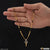1 Gram Gold Plated with Diamond Dazzling Design Mangalsutra for Women - Style A395