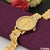 1 Gram Gold Plated with Diamond Delicate Design Watch for Men - Style A080