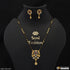 1 Gram Gold Plated with Diamond Designer Mangalsutra Set for Women - Style A447