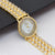 1 Gram Gold Plated with Diamond Excellent Design Watch for Men - Style A093
