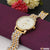 1 Gram Gold Plated with Diamond Excellent Design Watch for Men - Style A079