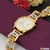 1 Gram Gold Plated with Diamond Excellent Design Watch for Men - Style A076