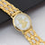 1 Gram Gold Plated with Diamond Fashionable Design Watch for Men - Style A098