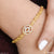 1 Gram Gold Plated with Diamond Finely Detailed Bracelet for Ladies - Style A317