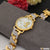 1 Gram Gold Plated with Diamond Glittering Design Watch for Men - Style A070