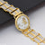 1 Gram Gold Plated with Diamond Glittering Design Watch for Men - Style A092