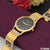 1 Gram Gold Plated with Diamond Popular Design Watch for Men - Style A056