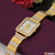 1 Gram Gold Plated with Diamond Prominent Design Watch for Men - Style A060