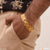 1 Gram - Leaf Design Premium-Grade Quality Gold Plated Bracelet for Men - Style B532