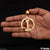 1 Number King-crown Artisanal Design Gold Plated Pendant For Men - Style A860