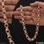 2 In 1 Streamlined Design Superior Quality Rose Gold Chain