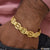 2 arrow best quality attractive design gold plated bracelet