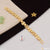 2 arrow best quality attractive design gold plated bracelet