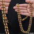2 Line Beautiful Design Premium-Grade Quality Gold Plated Mala for Men - Style A291