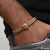 2 line classic design superior quality rose gold bracelet