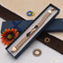 2 Line Fancy Design High-quality Black & Rose Gold Bracelet For Men - Style C173