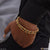 Gold plated bracelet with chain design - Style B356