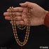 2 Line Superior Quality Hand-Finished Design Gold Plated Mala for Men - Style A210