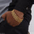 Gold plated bracelet for men - 2 Line With Diamond Funky Design - Style B299