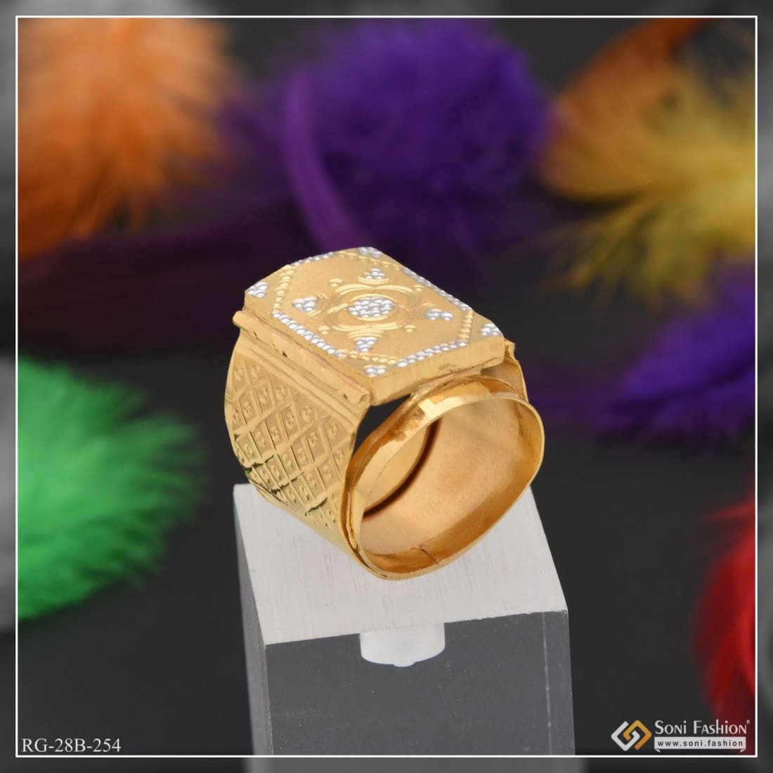 Buy 22k Pure Gold Ring, K1988 Online in India - Etsy