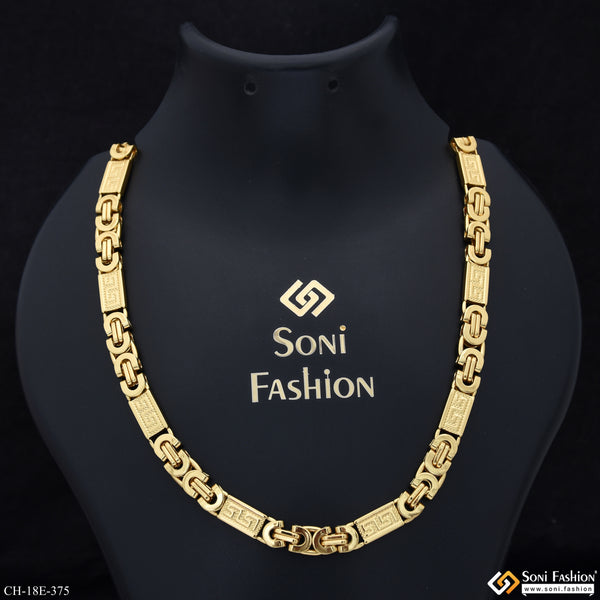 2 In 1 Amazing Design Stainless Steel Chain for Men - Style E375