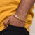 2in1 sophisticated design golden & silver color bracelet for