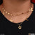 2 in 1 Star Attention-Getting Design Golden Color Necklace for Lady - Style LNKA046