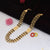 3 line lovely design high-quality gold plated rudraksha mala