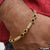 1 Gram Gold Plated Rudraksh In Hexagon Best Quality Bracelet For Men - Style B983