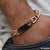 Unique Design Premium-grade Quality Black & Rose Gold Bracelet For Men - Style C088