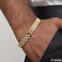 Stylish Design Best Quality Golden & Silver Color Bracelet for Men - Style C237