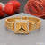 Triangle Streamlined Design Superior Quality Gold Plated Kada for Men - Style A929